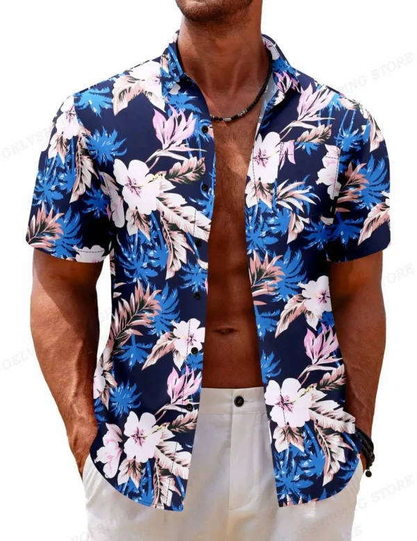Hawaiian Shirt Tropic Plant Flowers Shirts