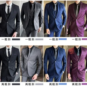 Men's Suit Fashion Business Italian Style