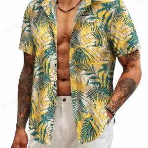 Hawaiian Shirt Tropic Plant Flowers Shirts